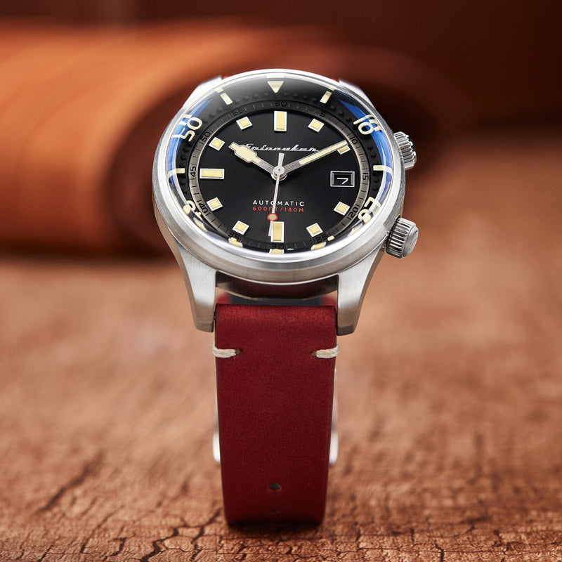 Bradner Black / Leather | Black Dial