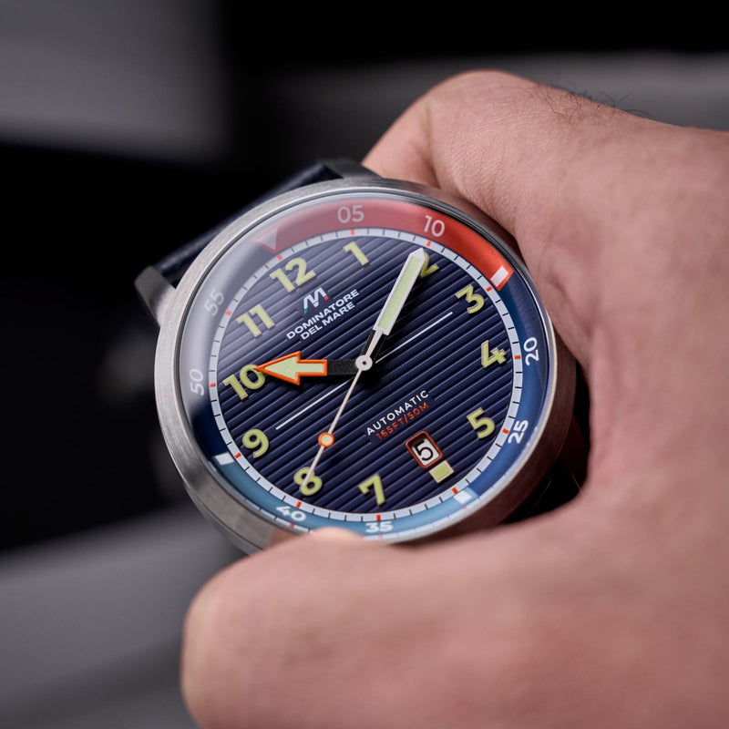 Camogli Automatic Blue / Blue Leather | Blue Dial