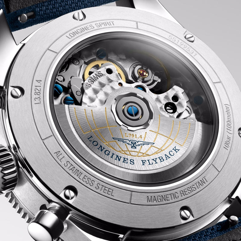 Spirit Flyback Blue / Fabric | Blue Dial