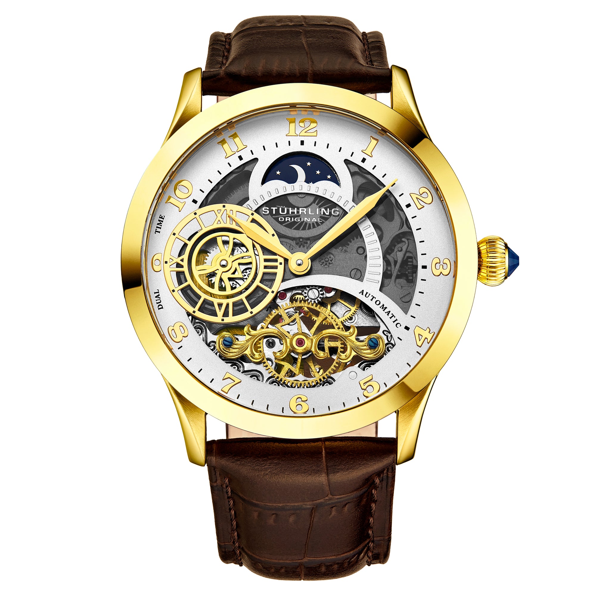 Legacy Brown/Gunmetal Leather | Gunmetal Dial