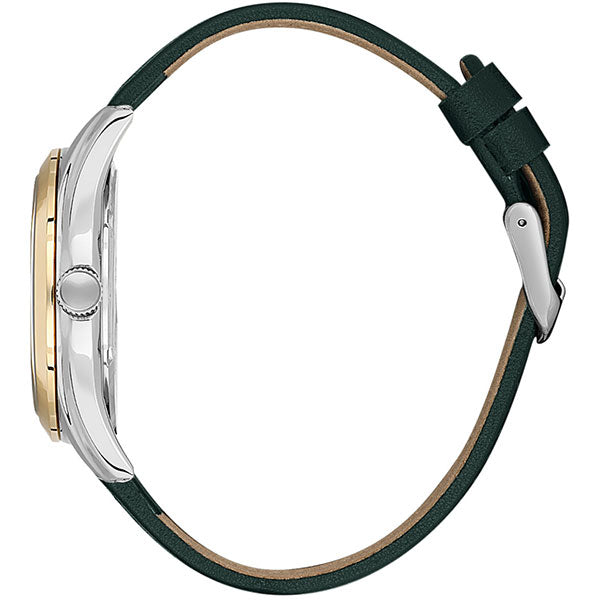 Arcadia ER - Date - Leather Strap - DK13692 Two-Tone / Green Dial | Green Dial
