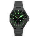 Dumas GMT Automatic Black/Stainless Steel | Black Dial