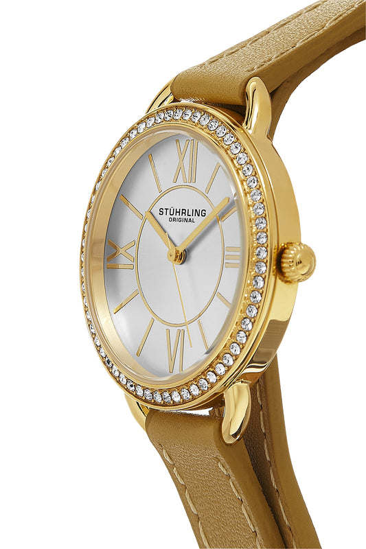 Vogue Tan Leather | Silver Dial