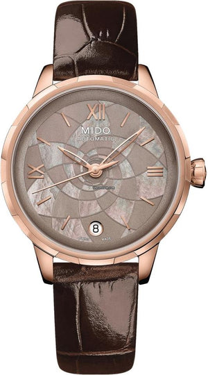 Mido 34mm / Brown | Brown Mother-of-Pearl Dial