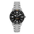 Super Sea Wolf Black Dial/Black Top Ring SS Silver Dial