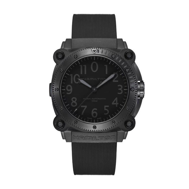 Khaki Navy Black / Titanium | Black Dial