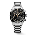 Spirit Flyback Black / Stainless Steel | Black Dial