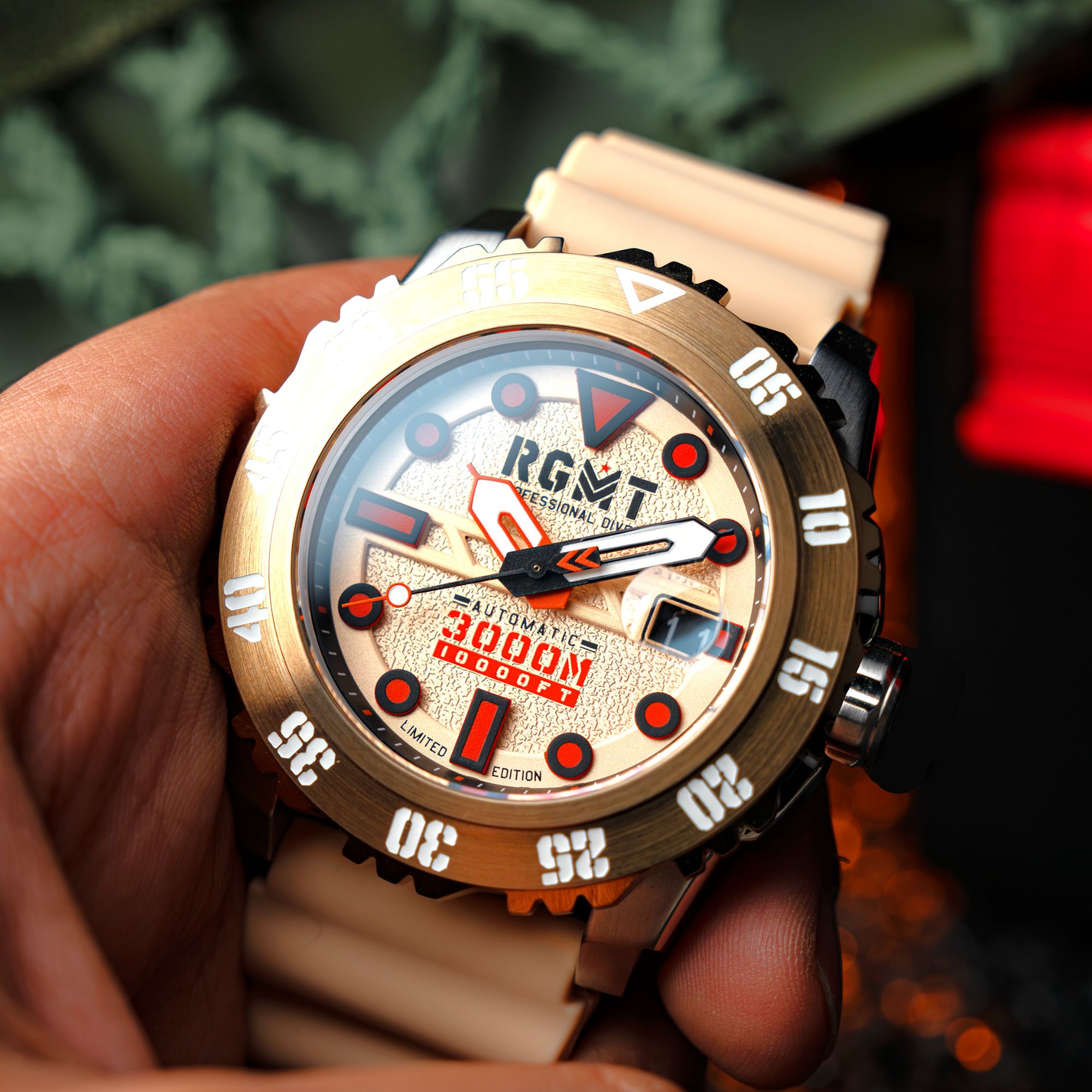 Ohio Automatic Limited Edition Beige / Stainless Steel | Beige Dial