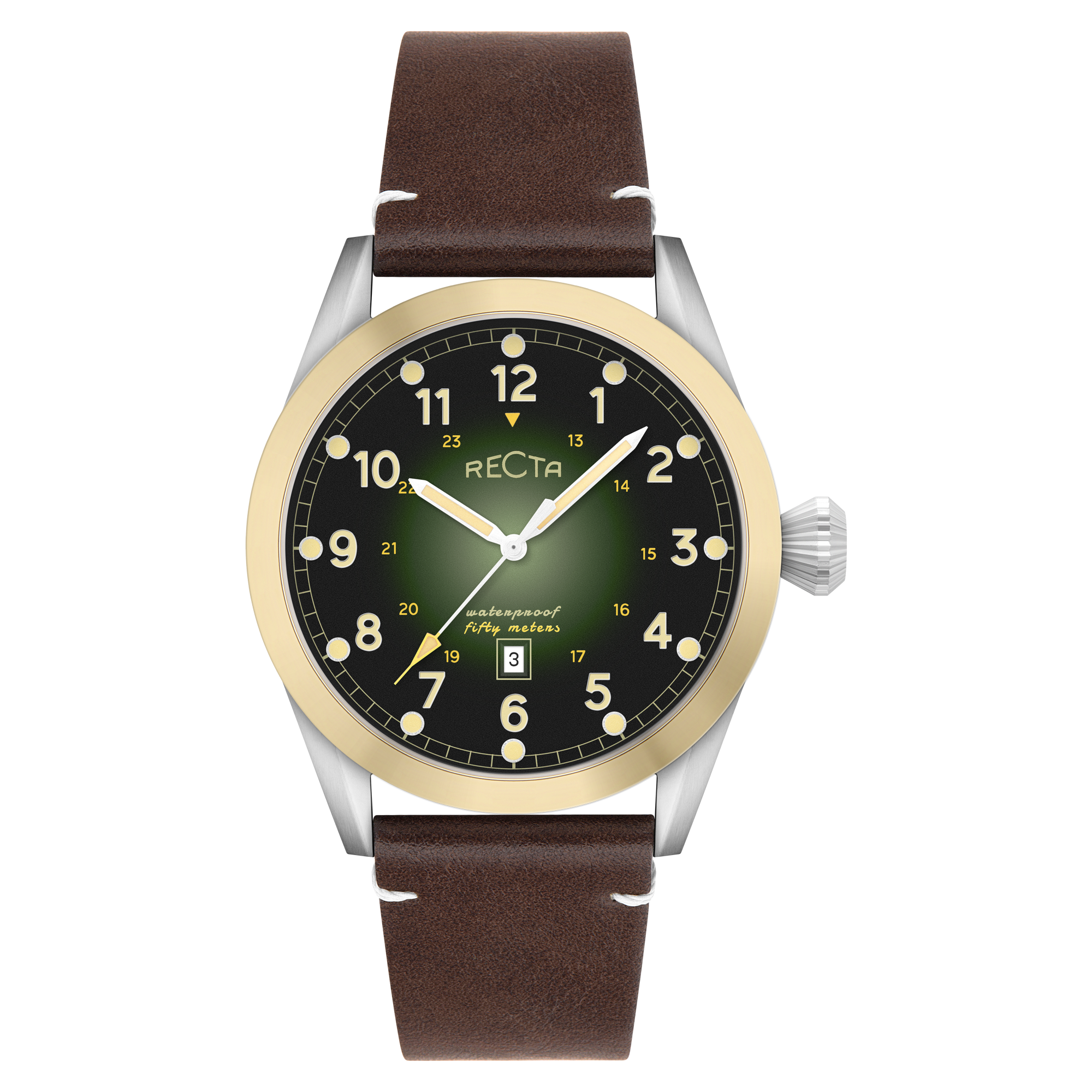 Cavalier Japan Quartz Green / Leather |  Dial
