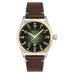Cavalier Japan Quartz Green / Leather |  Dial