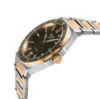 High Line Gevril High Line Swiss Made SW200 Automatic Olive Bezel two tone rose watch