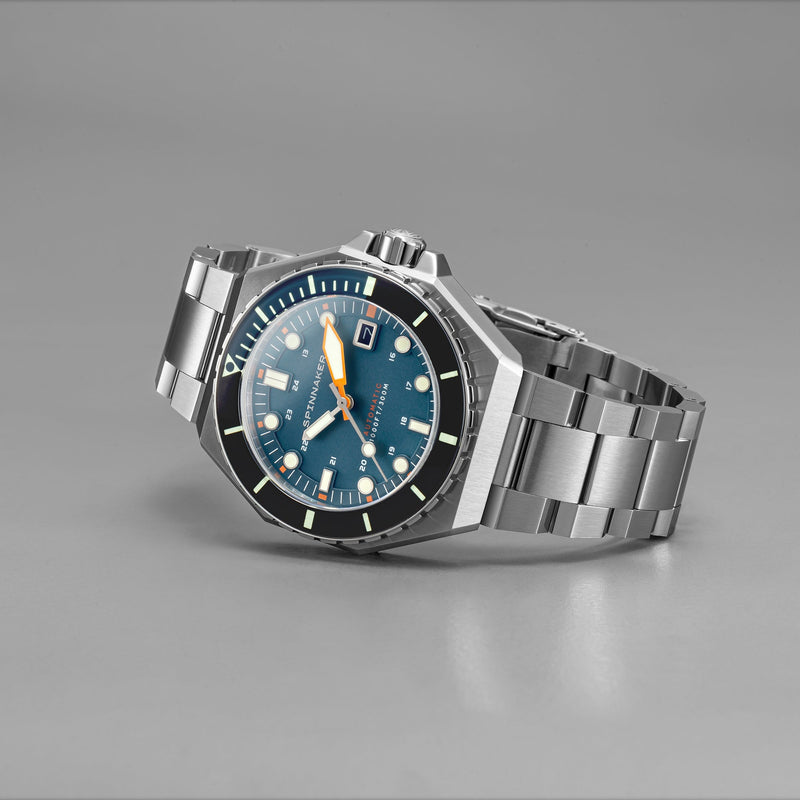 Dumas Blue / Black / Stainless Steel | Blue Dial