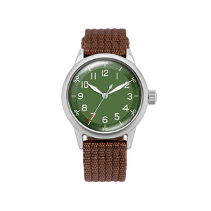 Spec 2 Ameriquartz - Olive Green Limited 40mm Green | Matte Green (350C) Dial