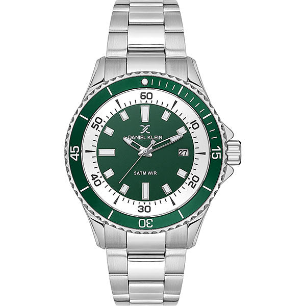 SO44 - Ceramic Dial - Date - DK13684 Silver / Green Dial | Green Dial