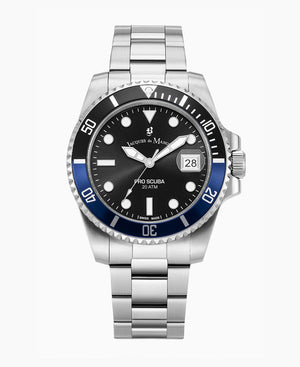 Pro Scuba black Black Dial