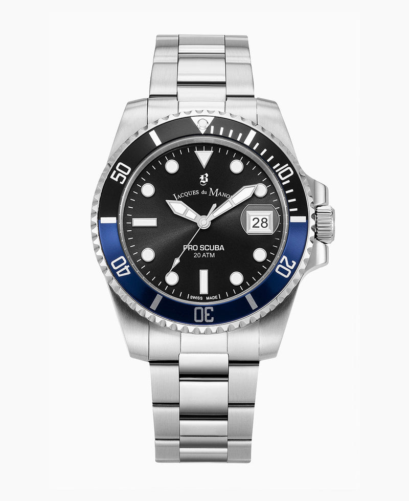 Pro Scuba black Black Dial