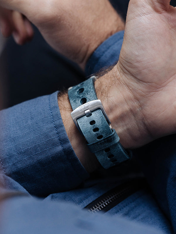 Rally Straps Green / Leather