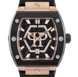 THE HEXAGON PHANTOM 44MM Black / Polyurethane | Black Dial