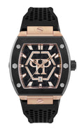 THE HEXAGON PHANTOM 44MM Black / Polyurethane Black Dial