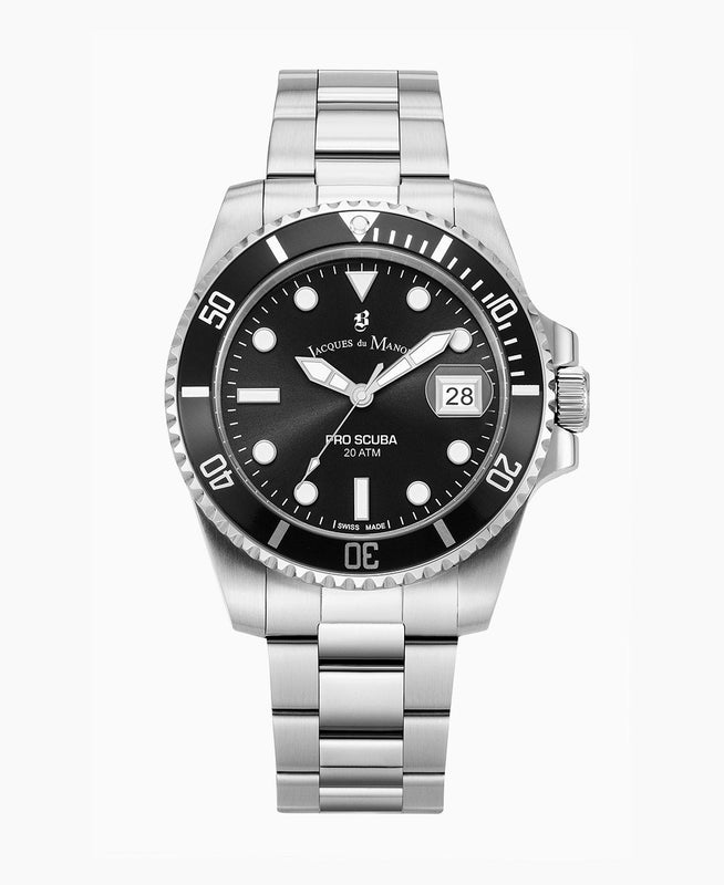 Pro Scuba 43 black | Black Dial