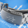 TITANIUM Swiss Automatic SW200 Deep Marine Explorer II Titanium/Black/AquaBurst | Teal Dial
