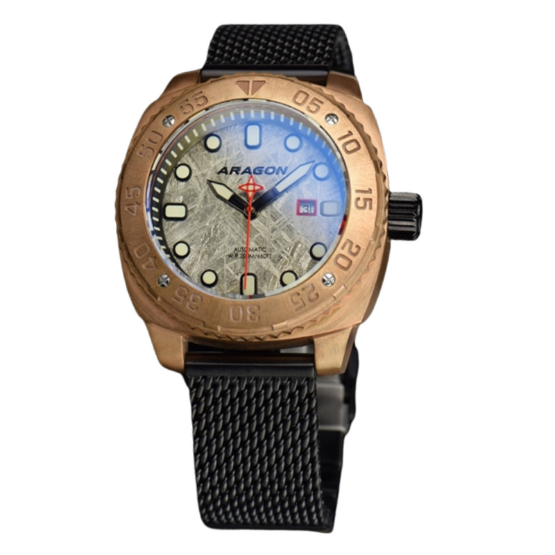 Parma 2 Bronze Meteorite Swiss ETA 2824 45mm - Meteorite