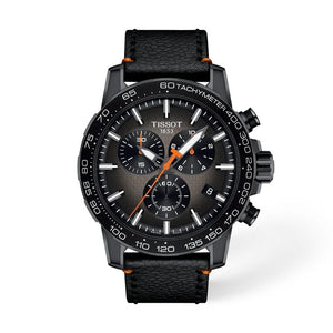 Supersport Chrono Basketball Edition Black Gradient / Black Leather Black Dial