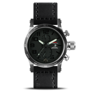 Hypertec Chrono 2 Silver/Black | Black Dial
