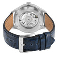 Empire Gevril Swiss Automatic, ETA 2895, Blue Dial,  Genuine Handmade Italian Blue Leather | Blue Dial
