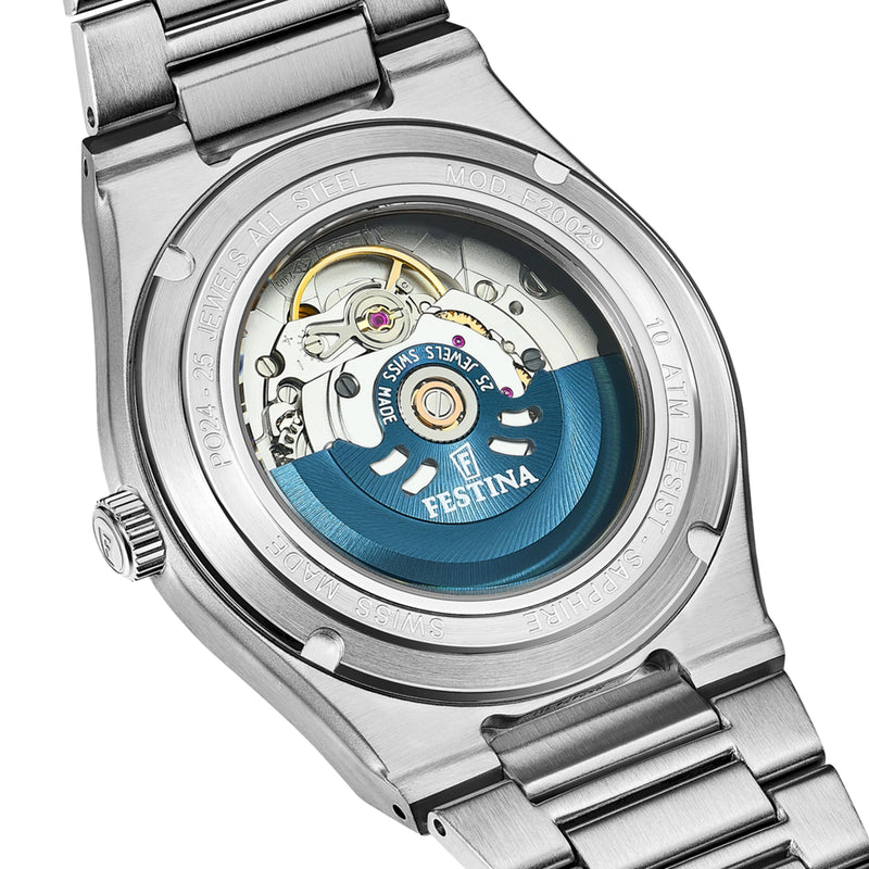 Rive Open Heart Green / Stainless Steel | Green Dial