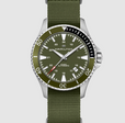 Khaki Navy Scuba Auto | Green Dial