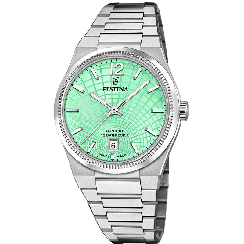 Rive Green / Stainless Steel Green Dial