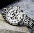 Atrium Automatic 42mm Skeleton Silver/ Stainles Steel | Silver Dial