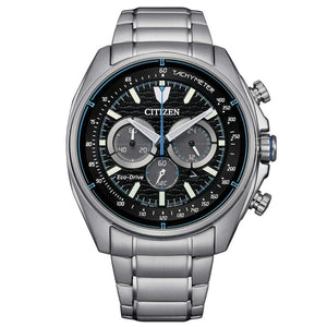 Citizen 44mm / Silver / Black | Black Dial