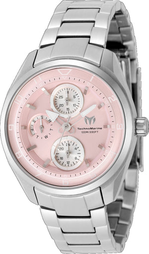 Ocean Quantum 36mm / Pink / Silver | Pink Dial