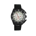 Paddle Black/White | Silver Dial