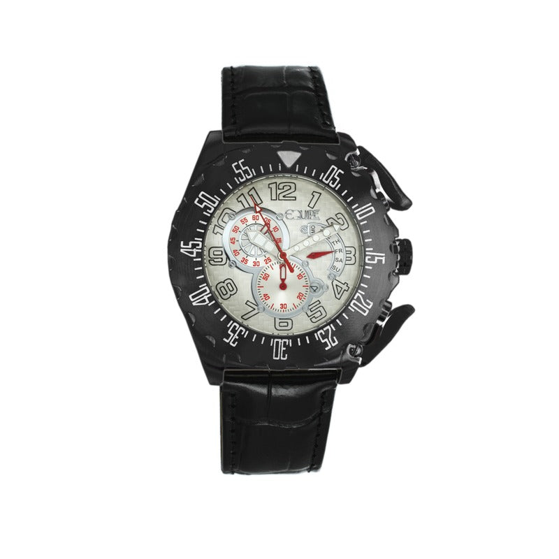 Paddle Black/White | Silver Dial