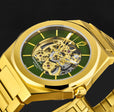Open mind MAN-RO-12-GM / Green / Stainless-Steel | Green Dial