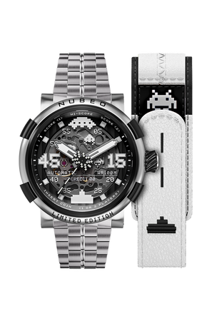 Orion Automatic Space Invaders Limited Edition Black / Stainless Steel Black Dial