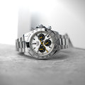 Accelero Chronograph White / Stainless Steel | White Dial