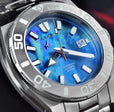 Silverjet AM/PM NH37 Automatic Blue Mother of Peal Dial | Blue Mother of Pearl Dial