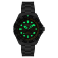 CONTINENTAL GMT GREEN / SOLID STAINLESS STEEL BRACELET Green Dial