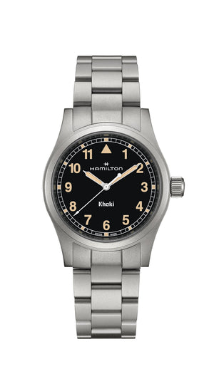 KHAKI FIELD QUARTZ Silver-tone