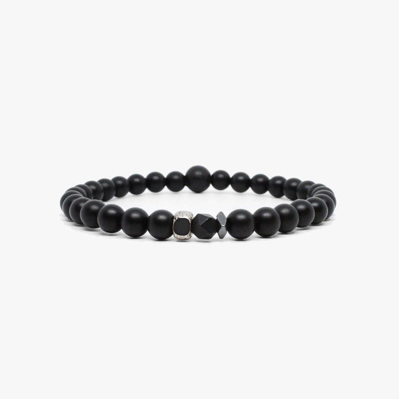 Onyx, Czech Glass, Gunmetal