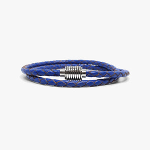 Sterling Coil, Leather Wrap