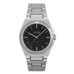 Wachsmann (Ladies) Black & Silver / Stainless Steel | Black Dial