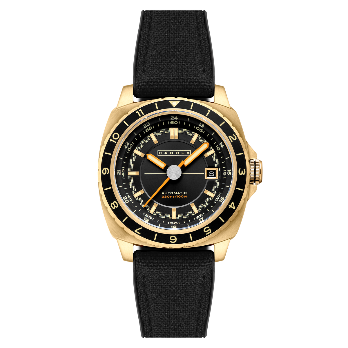 Giulia Meca Quartz BLACK / Leather | Black Dial – Watch Gang