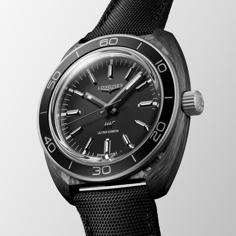 ULTRACHRON CARBON Black / Nylon | Black Dial