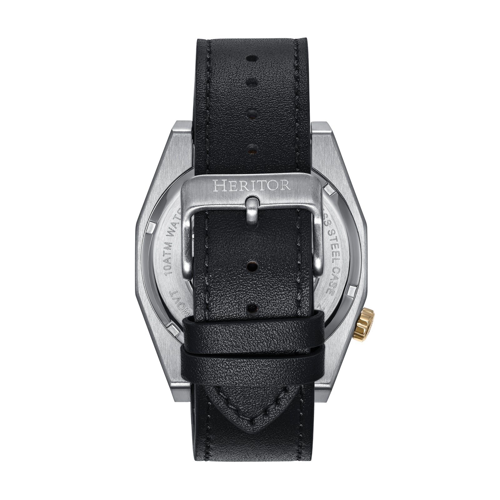 Amadeus Skeleton Watch Black / Gold | Black Dial
