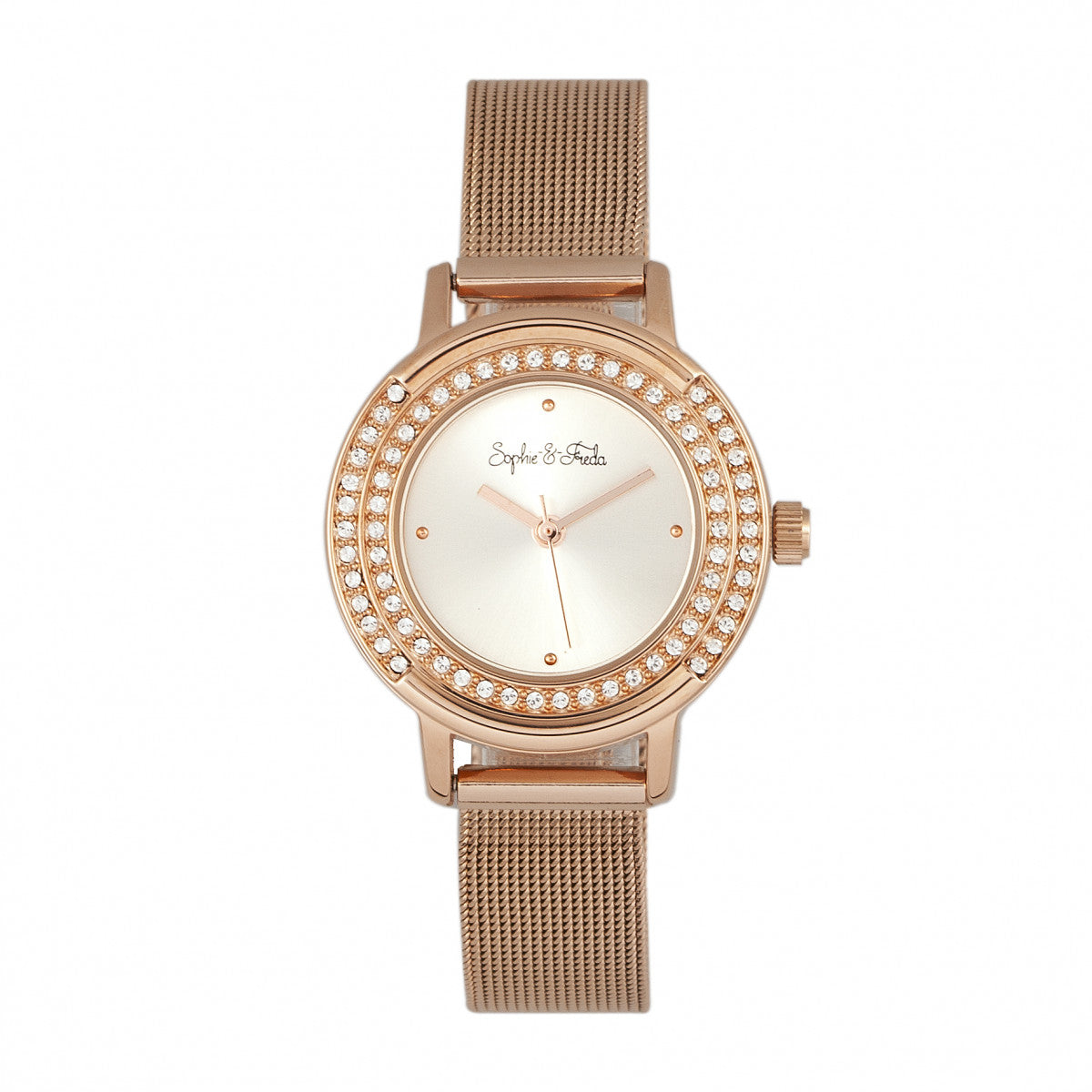 Cambridge w/ Swarovski Crystals Rose Gold | Silver Dial